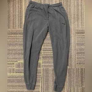 Men’s Puma Large Charcoal Gray Joggers Pants
